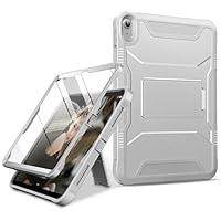 DTTO Case for iPad (A16) 11th Generation 11-Inch 2025, iPad 10th Generation 10.9-Inch 2022, Durable Shockproof Full Body Protective Cover with Built-in Screen Protector, Gray