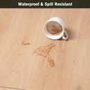 3x4ft Clear PVC Floor Mat, 2mm Thick Waterproof Protective Mat for Hard Floors, Under Refrigerator, Pet Bowls, or Appliances Cuttable, Easy to Clean