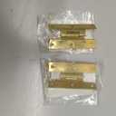 Renovators Supply Manufacturing 3 In Brass H Cabinet Hinge 1/4 In Offset With Hardware Rust Resistant Brass Flush Mount Hinge For Kitchen Cabinets Pack Of 2
