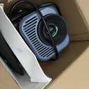 [Projector 2026 Upgraded] Mini Projector Support 4K 1080P Auto Keystone 270°Rotatable with WiFi 6 and Bluetooth 5.2 Projector Portable Compatibile with HDMI/TV Stick/Memory Stick/Laptop,White