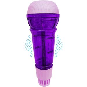 Echo Mic for Kids and Toddlers Durable and Lightweight Music Singing Toys Speech Therapy Feedback Toy, Fun Supplies for Birthday, Picnic, BBQ, Holiday, Party(No Battery Needed, Purple)