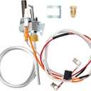 100112330 9007876 9007877 Water Heater Pilot Assembly Nat Gas Thermopile Assembly Compatible with Reliance Whirlpool A.O.Smith Kenmore State American Water Heaters, Replace for 300 301 Series
