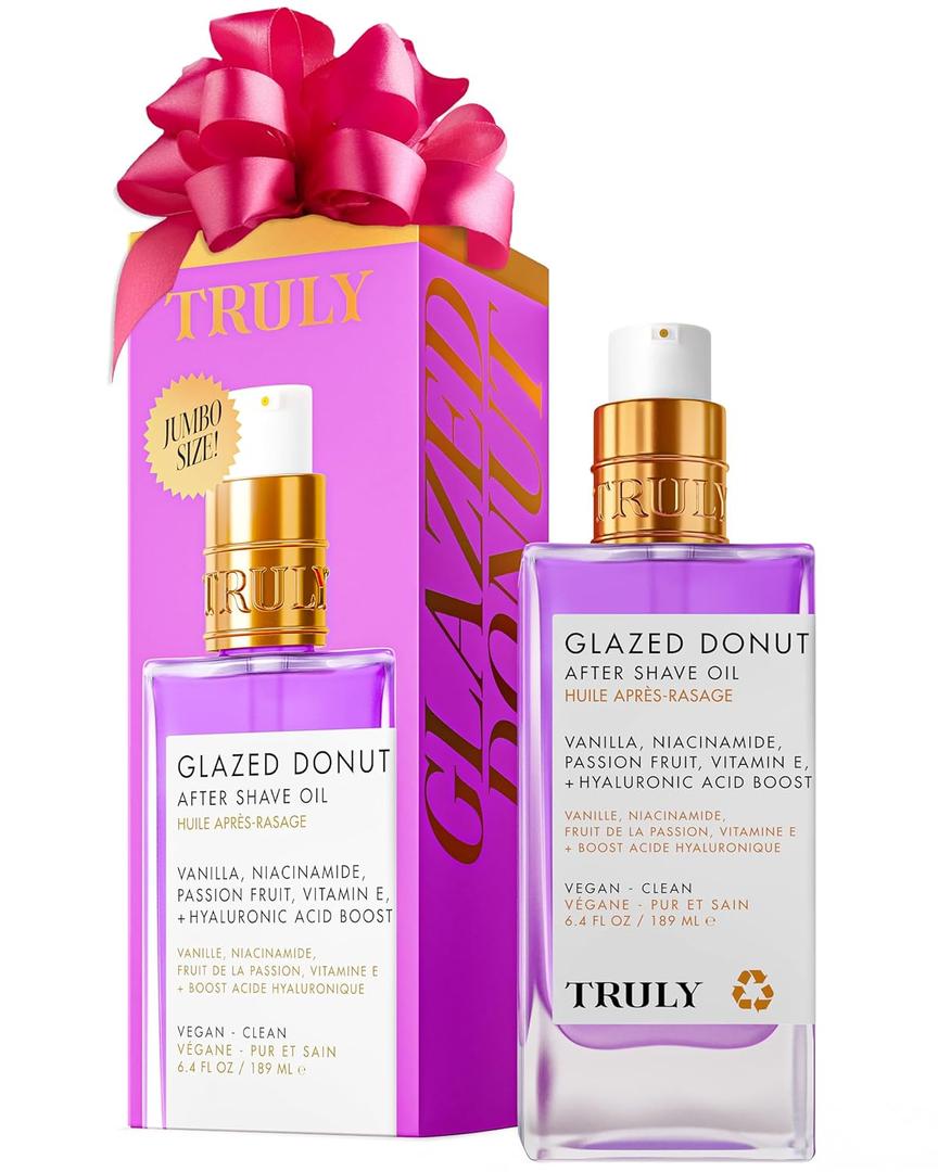 Truly Luxury After Shave Oil | Soothing & Hydrating Treatment to Prevent Ingrown Hair For Smooth, Irritation-Free Skin for Daily Use (6.4 Fl oz)