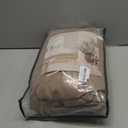 Light Brown Blackout Linen Curtains 108 Inches Long for Bedroom Pinch Pleated Black Out Curtains Lined 2 Layers Memory Shape Noise Reducing Rustic Farmhouse Living Room Darkening Window Drapes