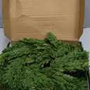 6.2FT Real Touch Christmas Cedar Garland Artificial Realistic Thick and Lush Faux Green Pine Garlands, Christmas Garland for Mantle, Fireplace, Table, Outdoor Indoor Christmas Decorations