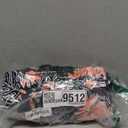 Eomenie Women's Halter Tankini Bathing Suit Ruched Tummy Control Two Piece Swimsuit with Bottom (Medium, Black Floral)