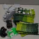 Dinosaur Toys,Create A Dinosaur World Road Race,Flexible Track Playset and 2 pcs Cool Dinosaur car for 3 4 5 6 Year & Up Old boy Girls Best Gift (Green)