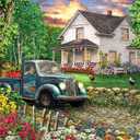 Springbok Puzzle to Remember - Alzheimer & Dementia Activity - Simpler Times 100 Piece Jigsaw Puzzle - Made in USA