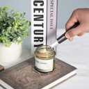 2 x Electric Lighter, Plasma Lighters Windproof & Flameless with Type C, Double Safety Switch, lighters for Candle Aromatherapy, Camping, BBQ etc.