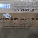 Sectional Couches for Living Room, Convertible 4 Seat Modular Sectional Sofa Set for Living Room, L Shaped Couch or U Shaped Couch with Ottoman for Apartment, Black