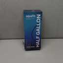 AQUAFIT 64 oz Water Bottle with Time Marker - 2in1 Straw & Chug Lid - BPA Free Big Water Bottle with Straw - Gym Water Bottle with Strap - Water Jug (64 Ounces, Blue)