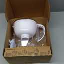 Brita Water Pitcher, Slim, 5 Cup Capacity, Includes One Advanced Filter-White