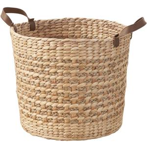 Isidore Water Hyacinth Storage Basket, Round Woven Design (Natural Brown, 15.7 x 15.7 x 15.7 in) Isidore Water Hyacinth Storage Basket, Round Woven Design (Natural Brown, 15.7 x 15.7 x 15.7 in)