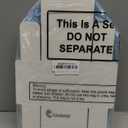 Cholemy 60 Pcs Christmas Gift Boxes with Lids, 4.5'' x 4.5'' x 1.95'' Blue and White Christmas Boxes Empty with Bow for Xmas Proposal Holiday Decorations