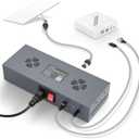 Starlink Gen 3 PoE Injector, 200W GigE Passive & ESD Protection for Gen 3 Starlink, AC Input 110-260V, USB & Type-C Power Output and DC Step-Up Converter DC 54V 3A for Starlink Standard Dish