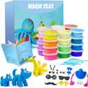 Modeling Clay Kit - 24 Colors Air Dry Clay DIY Molding Clay with Tools, Kids Art Crafts Gift for Boys & Girls Age 3-12 Year Olds