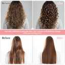 3 x Curl Defining Brush, Vented Curly Hair Brush for Effortlessly Detangling Shaping and Defining Women's Men's Curls on All Wet or Dry Hair Types, Reduces Frizz (Pink)