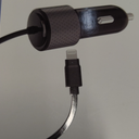 ZGear Lightning Tip - Fast Charge Car Charger (6ft Coil Cord) 2.4mp