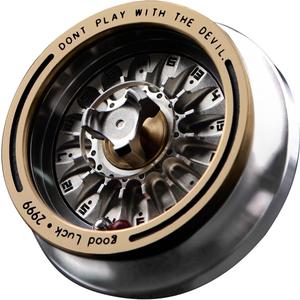 HAMMERSMITH Carnival Pocket Roulette - Adult Stress Relief Fidget Spinner, Premium EDC Toy (Black Characters)