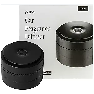Pura Car Diffuser - Portable Fragrance System - On/Off Controlled through Car Acceleration - Adjustable Intensity Control through App - Fragrances Sold Separately