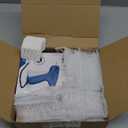 6006 Pcs Clothes Garment Tag, Tagging Gun for Clothing with 6 Needles Attacher Garment Tag Price Tags 2 Inch Standard Plastic Fasteners Barbs Clothing Paper Size Name Style Steel(Gray)