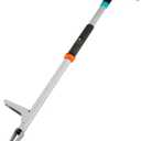 Gardena (03518 - Weed Puller Remover Tool, Heavy Duty Stand-Up Garden Hand Weeder, Easy Weed Removal, Built-in Ejector, Long Handle for Outdoor Use. Weeding Claw.