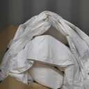 Serta Goose Feather Down Fiber Cotton Comforter Queen Size - 100% Cotton Duvet Insert - Hotel Luxury Hypoallergenic Bedding Comforter All Season Medium Warmth 90 x 90 Inch White