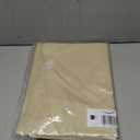 sancua 100% Waterproof Rectangle PVC Tablecloth - 60 x 120 Inch - Oil Proof Spill Proof Vinyl Table Cloth, Wipe Clean Table Cover for Dining Tables, Buffet Parties and Camping, Beige