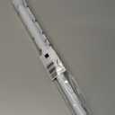 MEXAU White Tension Rod 16 To 26 Inch Spring Curtain Rod Adjustable Tension Curtain Rods No Drilling Short Tension Rod Extendable Small Spring Tension Curtain Rod for Closet Cupboard Bars Refrigerator