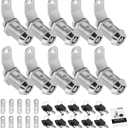 10 Pack Cabinet Lock with Keys, RV Storage Locks, 7/8 Tubular Cam Lock Keyed Alike, RV Locks for Storage Door Camper Cabinet Toolbox RV Cam Locks with Manual