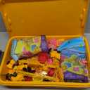 ESSENSON Sensory Bin - Play Sand Kit with Construction Set Toy Truck and 4lbs Magical Sand, Pretend Play Beach Sensory Toy Sandbox, Kids Gifts for Girls and Boys