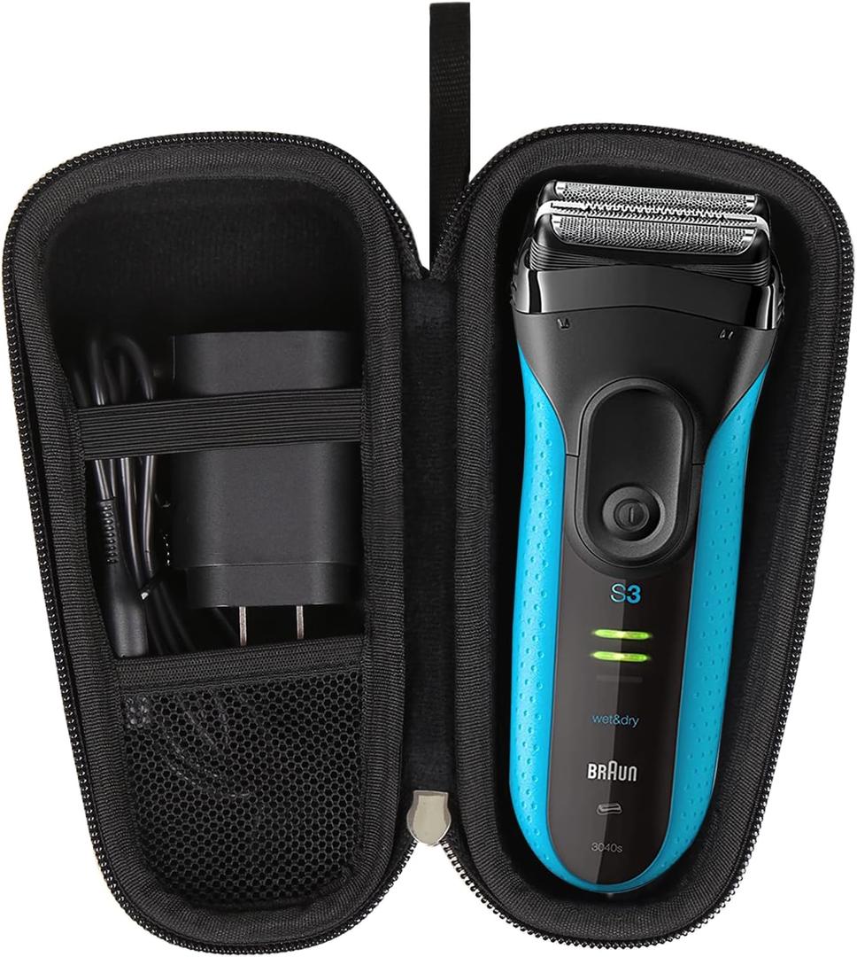Aproca Portable Storage Travel Case, Fit for Braun Electric Series 3 Razor Wet & Dry Foil Shaver and Accessories