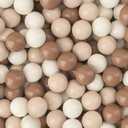 GOGOSO Ball Pit Balls for Toddlers Phthalate-Free BPA-Free Non-Toxic Crush Proof Soft Plastic Play Balls Baby Kids Shape Tent Pool Playhouse Playpen Party Decor,Coffee Brown Beige,100PCS (cofee colors)