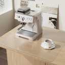 Clear Frosted Floor Mat, 36"x 36" PVC Area Rug Entryway Rug Desk Cover Protector Refrigerator Mat, 2mm Thickness Durable Anti-Scratch Plastic Desk Pad Mat