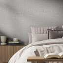 WADILE Grasscloth Peel and Stick Wallpaper 23.6in x 472in, Textured Contact Paper for Cabinets, Faux Linen Wall Paper Pull and Stick, Fabric Vinyl Wallpaper Self Adhesive Light Gray