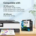TOKYOINK 923 Ink Cartridges for HP Printers Compatible for HP 923 HP923 Ink Cartridges Work for OfficeJet Pro 8130e 8125e 8135e 8138e 8120e 8132e No Chip (Black Cyan Magenta Yellow) Upgraded Tool