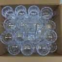 30 Pcs Mini Plastic Beer Mugs, 1 oz Clear Plastic Shot Glasses with Handles, Reusable Beer Stein Tasting Glasses for Drinking, Festival, Party, BBQ