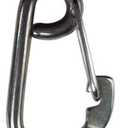 SandShark Premium Anchor Bungee Dock Line. 1pc Carabiner Clip 5/16" inch (8mm) Stainless Steel 316 Marine Grade Safety Clip, Spring Hook, Rope Buckle Lock