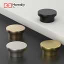 homdiy 10 Pack Cabinet Knobs Brushed Nickel Drawer Knobs Zinc Kitchen Cabinet Knobs Solid Dresser Knobs for Desk Drawers Cupboard Hardware Hardware