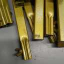 Gold Metal Arch Backdrop Stand 2 Set 7.2FT, 6FT Wedding Arch Stand Arched Door Frame for Birthday Party Baby Shower Ceremony Indoor Outdoor Celebration Decor (7.2FT, 6FT)