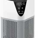 Air Purifiers for Home Large Room up to 1750 Sq Ft, H13 True HEPA Filter Air Purifiers for Bedroom Smoke/Pet Dander/Pollen, 25dB Quiet for Home,Bedroom,Office (Ivory White & Haze Gray)