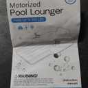 Pool Lounge Water Chair with Motorized Drive,Portable Water Float Seat
Electric Pool Lounger with Joystick Steering, Inflatable Water Chair with Backrest, Cup Holder,for Beach