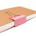 Extra Large Binder Clips, 2 Inch / 51mm, Big Paper Clamps for Office and School Supplies (Pink)