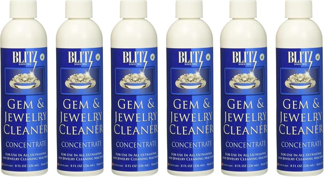 Blitz Gem & Jewelry Cleaner Concentrate, 8 Ounce (8 Fl Oz (Pack of 1))