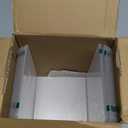 HappyHapi Acrylic Bookends for Shelves, 12 Pcs Clear Book Ends for Heavy Books, Decorative Book Holder for Home Library Office, 5 x 5 x 7.3 inch6 Pair