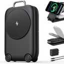 2025 Traveling Fast Wireless Charging Station for Apple Devices, Magnetic 3 in 1 MagSafe Charger Stand for iPhone 17 16 15 14 13 12 Pro Max Plus Air, Apple Watch&Air pods Pro-Sweet Gifts, BK (Black)