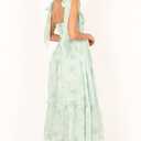 Petal & Pup Women's Floret Midi Dress (Green, XL)
