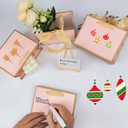 TKSBAG 50 PCS Small Pink Gold Gift Bags with Bow Ribbon - 6.4x3.1x5.1 Inch Thank You Bags with Handles, Bulk for Baby Shower, Bridal Shower, Wedding, Party Favors, Mother's Day