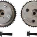 AUCERAMIC 917-260 + 917-261 VVT Sprockets Gears Camshaft Adjuster Compatible with 2007-2011 Ford Edge Flex Fusion Taurus X Mercury Sable Lincoln MKS MKT MKX MKZ Mazda 6 CX-9 3.5L 3.7L V6