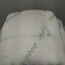 Ultra Soft Twin XL Size Mattress Topper - Viscose Made from Bamboo Pillow Top Mattress Pad for Back Pain Relief - Naturally Cooling for Hot Sleepers, Green